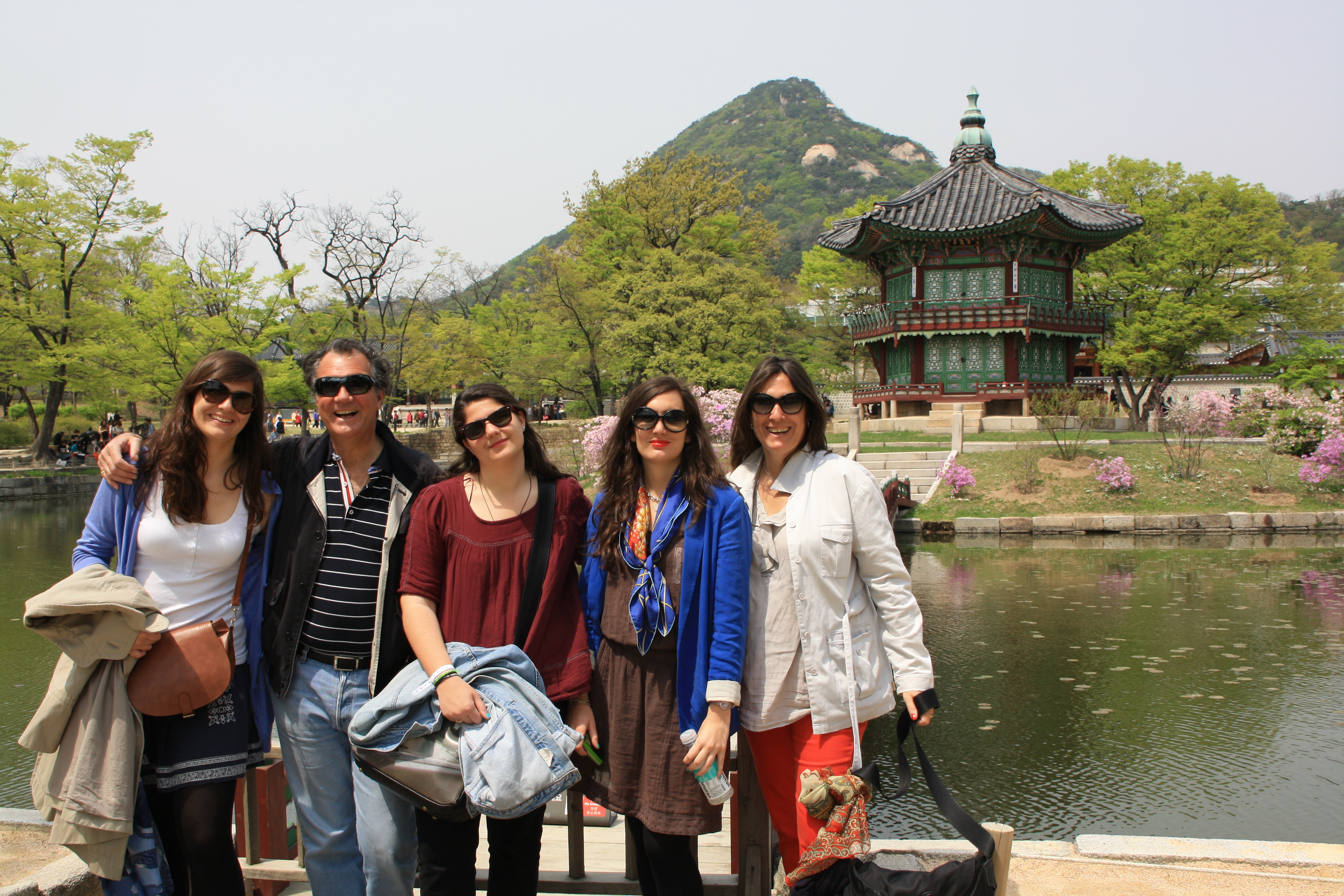 La famille Darnault en Corée.